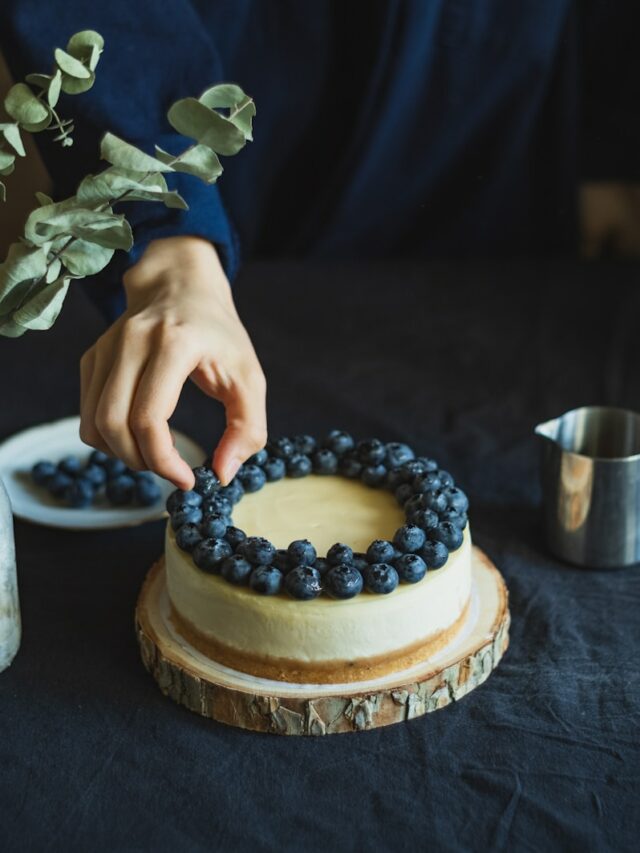 Easy No-Bake Blueberry Cheesecake