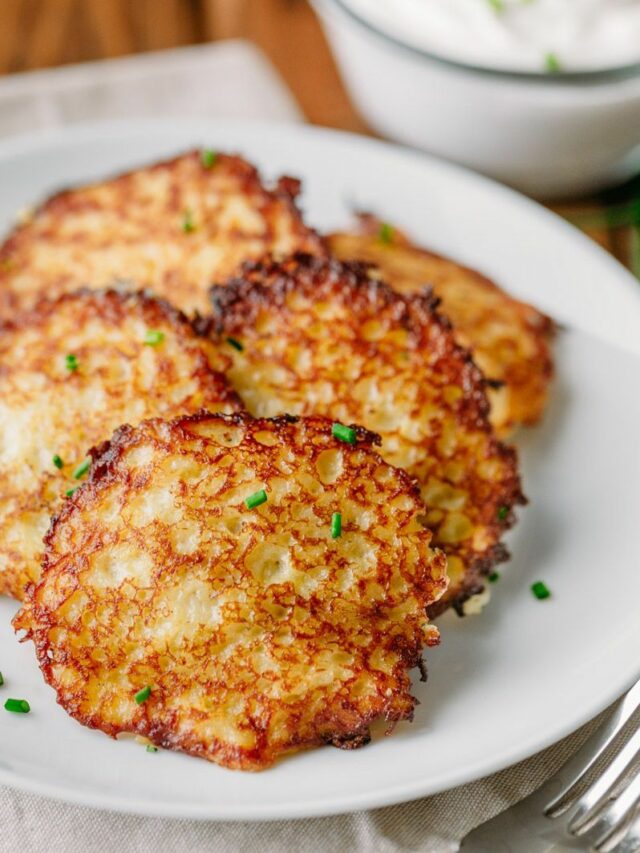 Crispy secrets: learning the craft of flawless potato pancakes