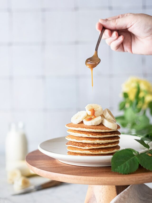 Jamie Oliver's irresistible banana pancakes