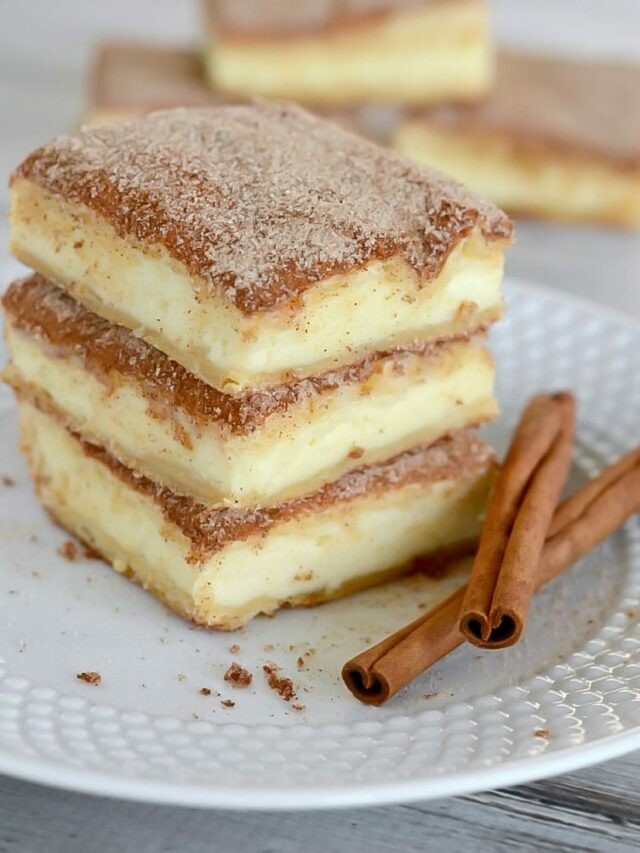 Churro Cheesecake Bars