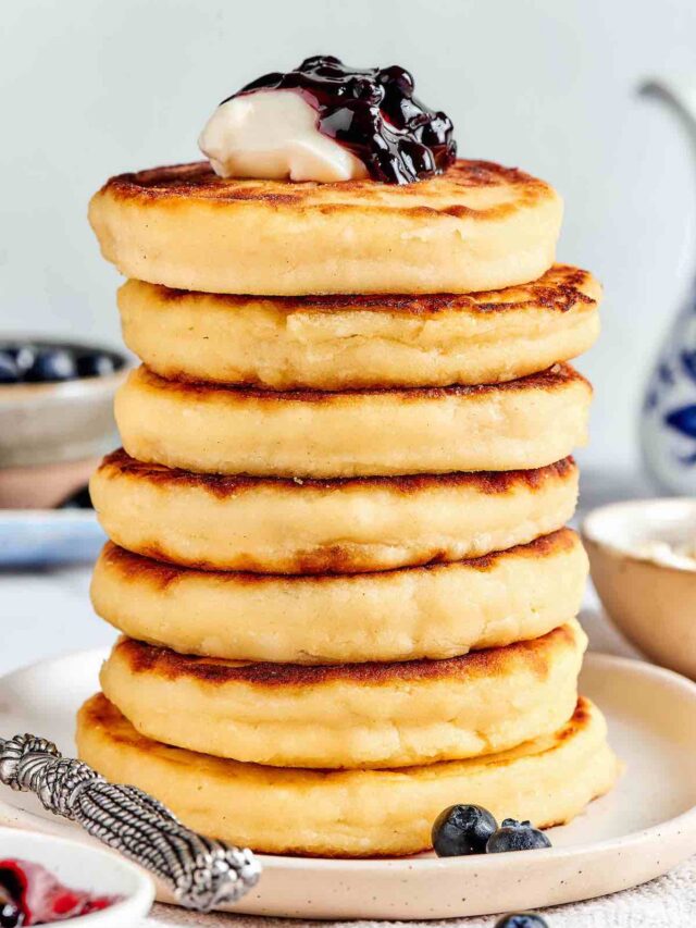High Protein Cottage Cheese Pancakes