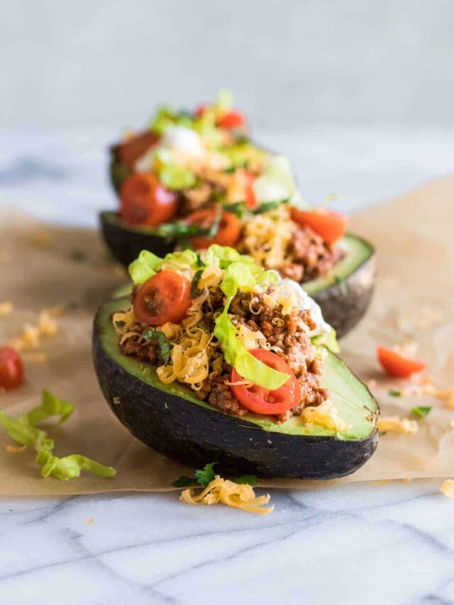Taco-Stuffed Avocados