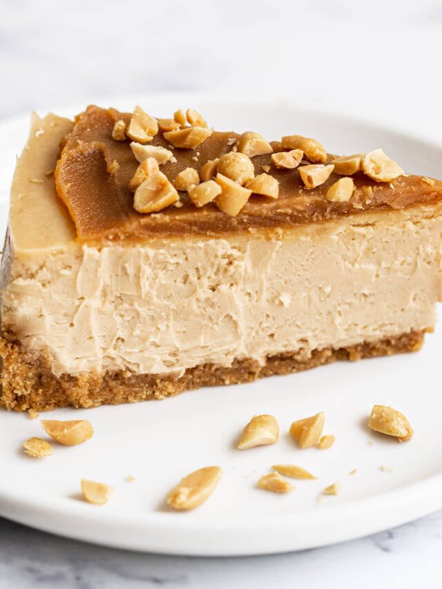 No- Bake Creamy Peanut Butter Cheesecake